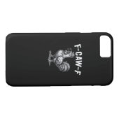 F-Caw-F Chicken Retro Graphic Case-Mate iPhone Case (Achterkant (Horizontaal))