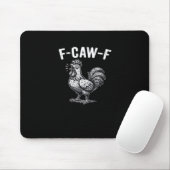 F-Caw-F Chicken Retro Graphic Muismat (Met muis)