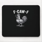 F-Caw-F Chicken Retro Graphic Muismat (Voorkant)