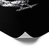 F-Caw-F Chicken Retro Graphic Poster (Hoek)