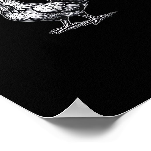 F-Caw-F Chicken Retro Graphic Poster (Hoek)