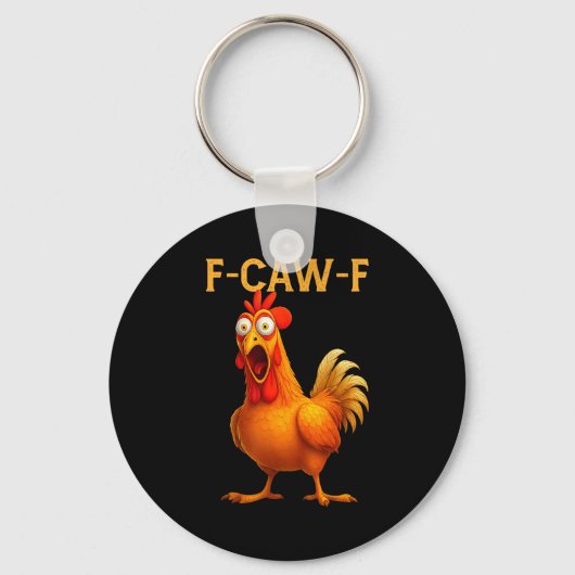 F Caw F Chicken Sleutelhanger (Voorkant)