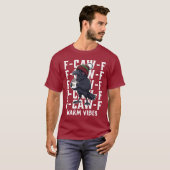 F-Caw-F Christmas Warm Vibes Crow T-shirt (Voorkant volledig)