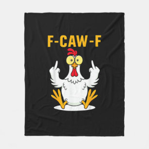F-Caw-F Citaat Haan Meme Fleece Deken