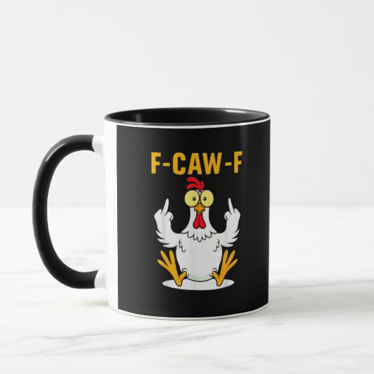 F-Caw-F Citaat Haan Meme Mok (Links)