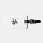 F-Caw-F Classic Aesthetic Casual Bagagelabel (Voorkant horizontaal)