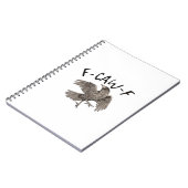 F-Caw-F Classic Aesthetic Casual Notitieboek (Linkerzijde)