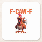 F-Caw-F Classic Basic Design Kartonnen Onderzetters (Voorkant)