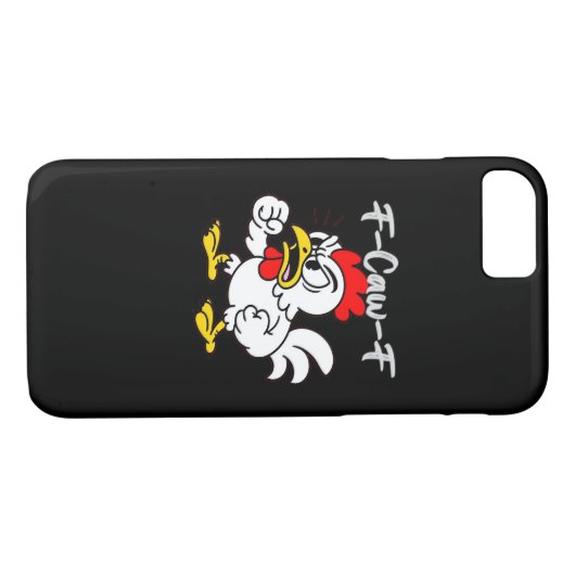 F-Caw-F Classic Creative Casual Case-Mate iPhone Case (Achterkant (Horizontaal))