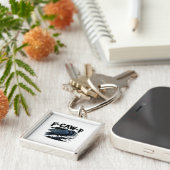 F-Caw-F Classic Creative Casual Sleutelhanger (Zijkant)