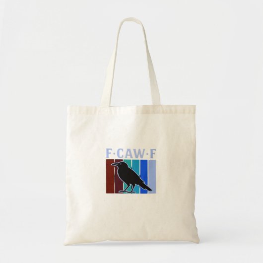 F-Caw-F Classic Creative Graphic Tote Bag (Voorkant)