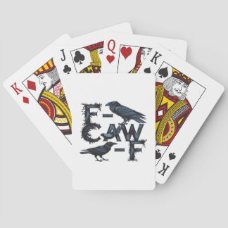 F-Caw-F Classic Creative Style Pokerkaarten
