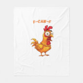 F-Caw-F Classic Funny Quote Fleece Deken (Voorkant)