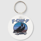 F-Caw-F Classic Funny Retro Sleutelhanger (Voorkant)
