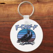 F-Caw-F Classic Funny Retro Sleutelhanger (Voorkant)