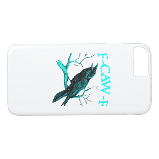 F-Caw-F Classic Funny Trendy Case-Mate iPhone Case (Achterkant (Horizontaal))