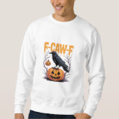 F-Caw-F Classic Halloween Raven Pumpkin Tee - Spoo Trui (Voorkant)