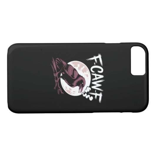 F-Caw-F Classic Minimal Clean Case-Mate iPhone Case (Achterkant (Horizontaal))