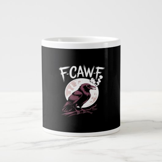 F-Caw-F Classic Minimal Clean Grote Koffiekop (Voorkant)