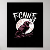 F-Caw-F Classic Minimal Clean Poster (Voorkant)