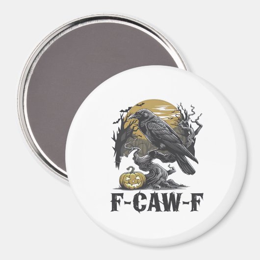 F-Caw-F Classic Minimal Design Magneet (Voorkant / Achterkant)