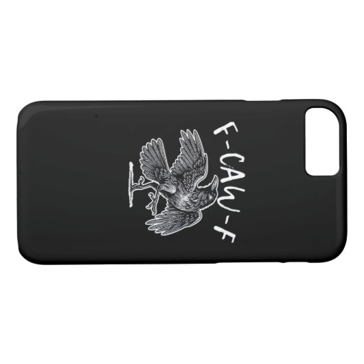 F-Caw-F Classic Retro Case-Mate iPhone Case (Achterkant (Horizontaal))