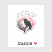 F-Caw-F Classic Retro Cool Sticker (Vel)
