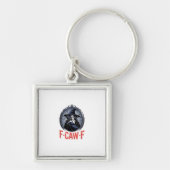 F-Caw-F Classic Retro Graphic Sleutelhanger (Voorkant)