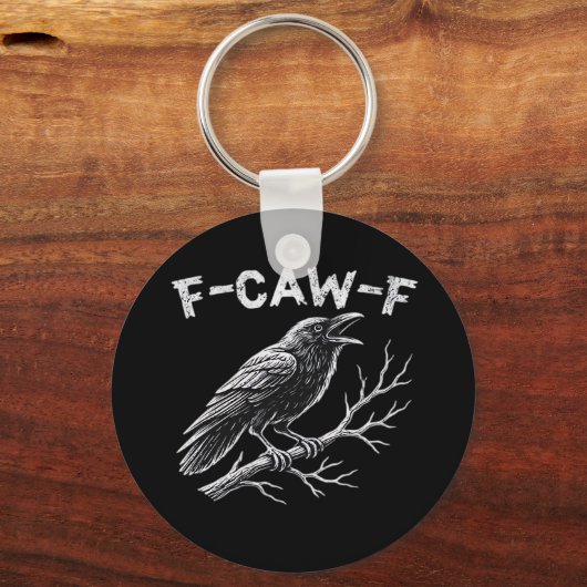 F-Caw-F Classic Retro Style Sleutelhanger (Voorkant)