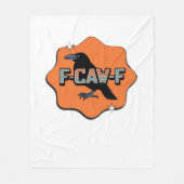 F Caw F Classic Trendy Casual Style Fleece Deken (Voorkant)