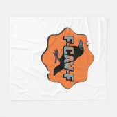 F Caw F Classic Trendy Casual Style Fleece Deken (Voorkant (Horizontaal))