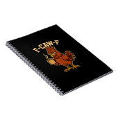 F-Caw-F Coffee Chicken Rooster Funny Bird Notitieboek (Rechterzijde)