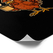 F-Caw-F Coffee Chicken Rooster Funny Bird Poster (Hoek)