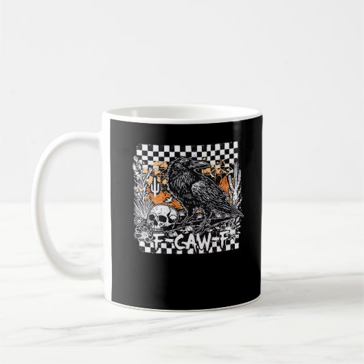 F-Caw-F Cool Retro Koffiemok (Links)