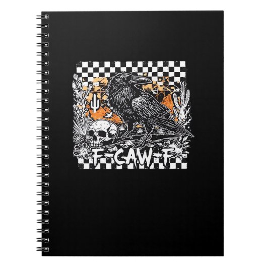 F-Caw-F Cool Retro Notitieboek (Voorkant)