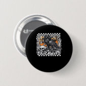 F-Caw-F Cool Retro Ronde Button 5,7 Cm (Voorkant /achterkant)