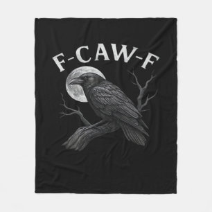 F-Caw-F Cool Uniek Fleece Deken