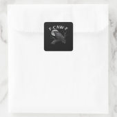 F-Caw-F Cool Uniek Vierkante Sticker (Tas)
