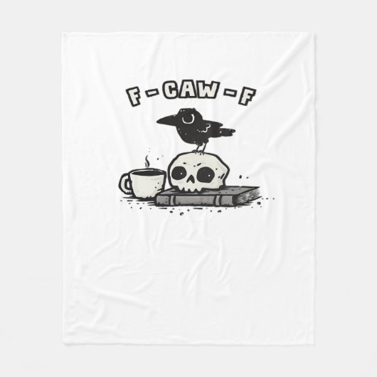 F Caw F Cool Unieke Uitstraling Fleece Deken (Voorkant)