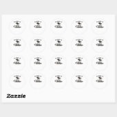 F Caw F Cool Unieke Uitstraling Ronde Sticker (Vel)