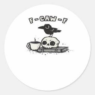F Caw F Cool Unieke Uitstraling Ronde Sticker