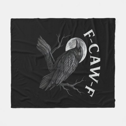 F-Caw-F Cool Unique Fleece Deken (Voorkant (Horizontaal))