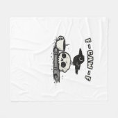 F Caw F Cool Unique Look Fleece Deken (Voorkant (Horizontaal))