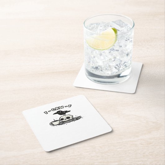 F Caw F Cool Unique Look Kartonnen Onderzetters (Insitu)