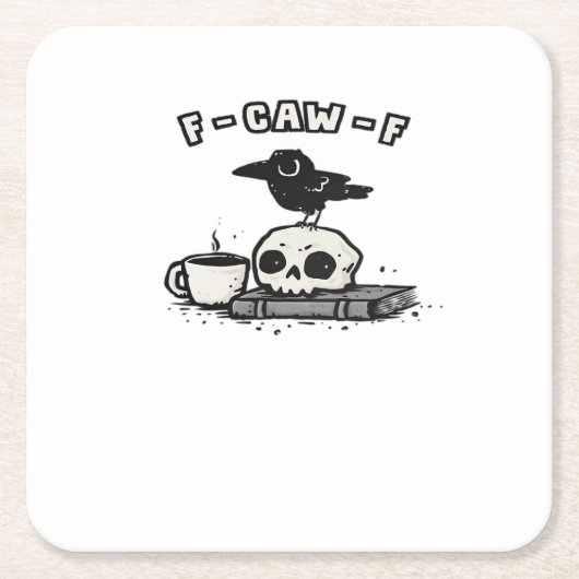 F Caw F Cool Unique Look Kartonnen Onderzetters (Voorkant)