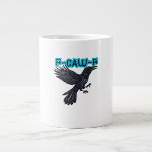 F Caw F Creatieve Casual Stijl Grote Koffiekop