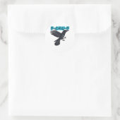 F Caw F Creatieve Casual Stijl Ronde Sticker (Tas)