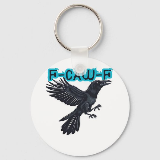F Caw F Creatieve Casual Stijl Sleutelhanger (Voorkant)