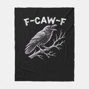 F-Caw-F creatieve stijl Fleece Deken