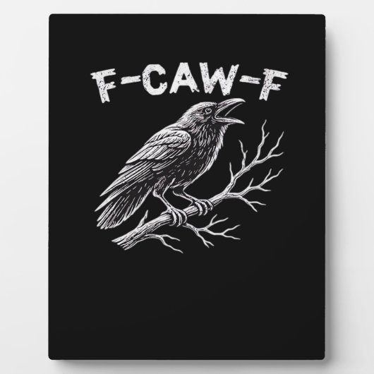 F-Caw-F Creatieve Stijl Fotoplaat (Voorkant)